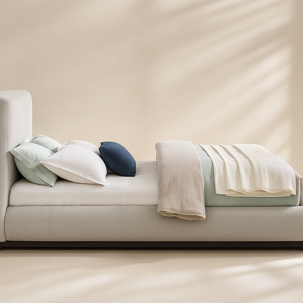 Rigby Linen Fabric Bed