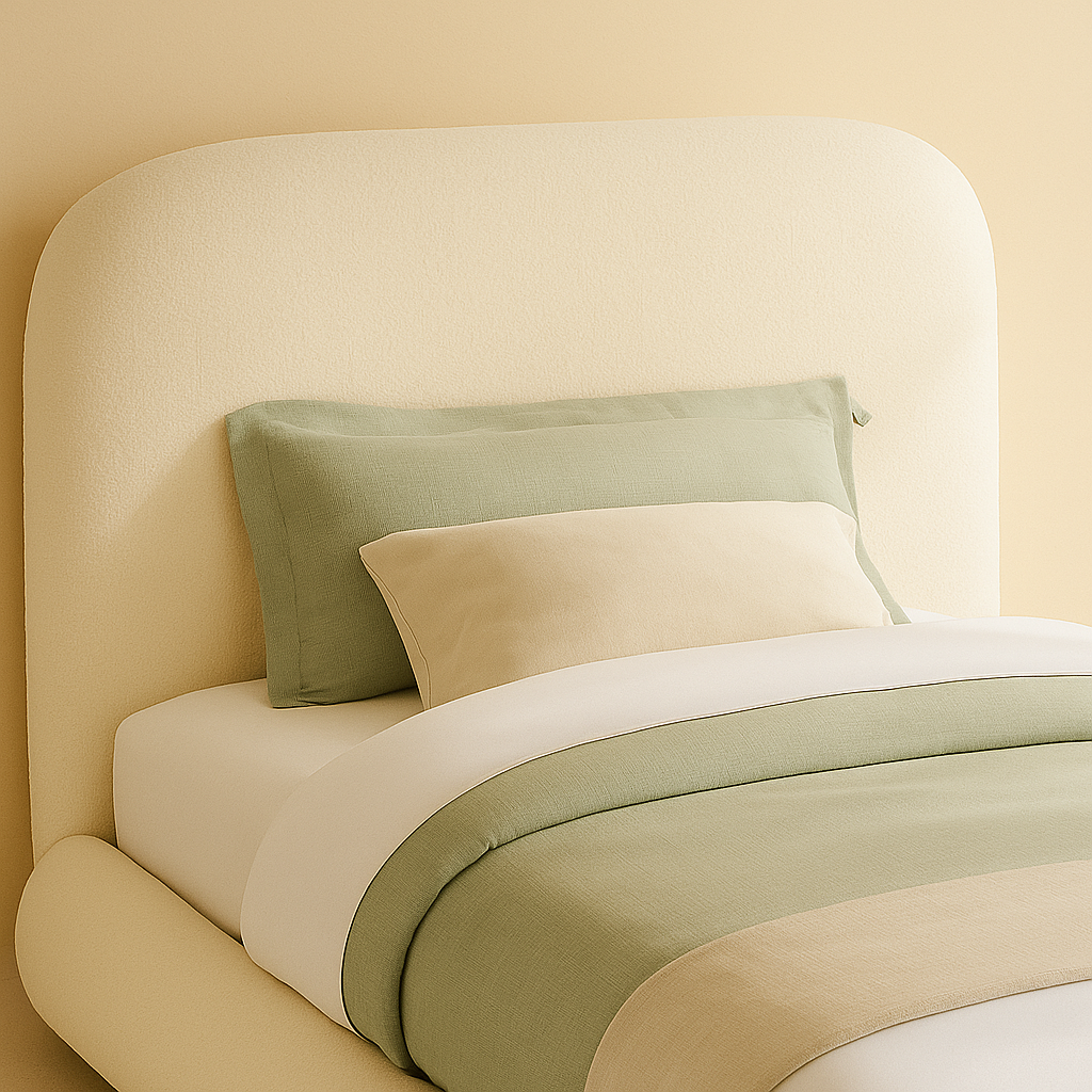 Vaughn Linen Fabric Bed