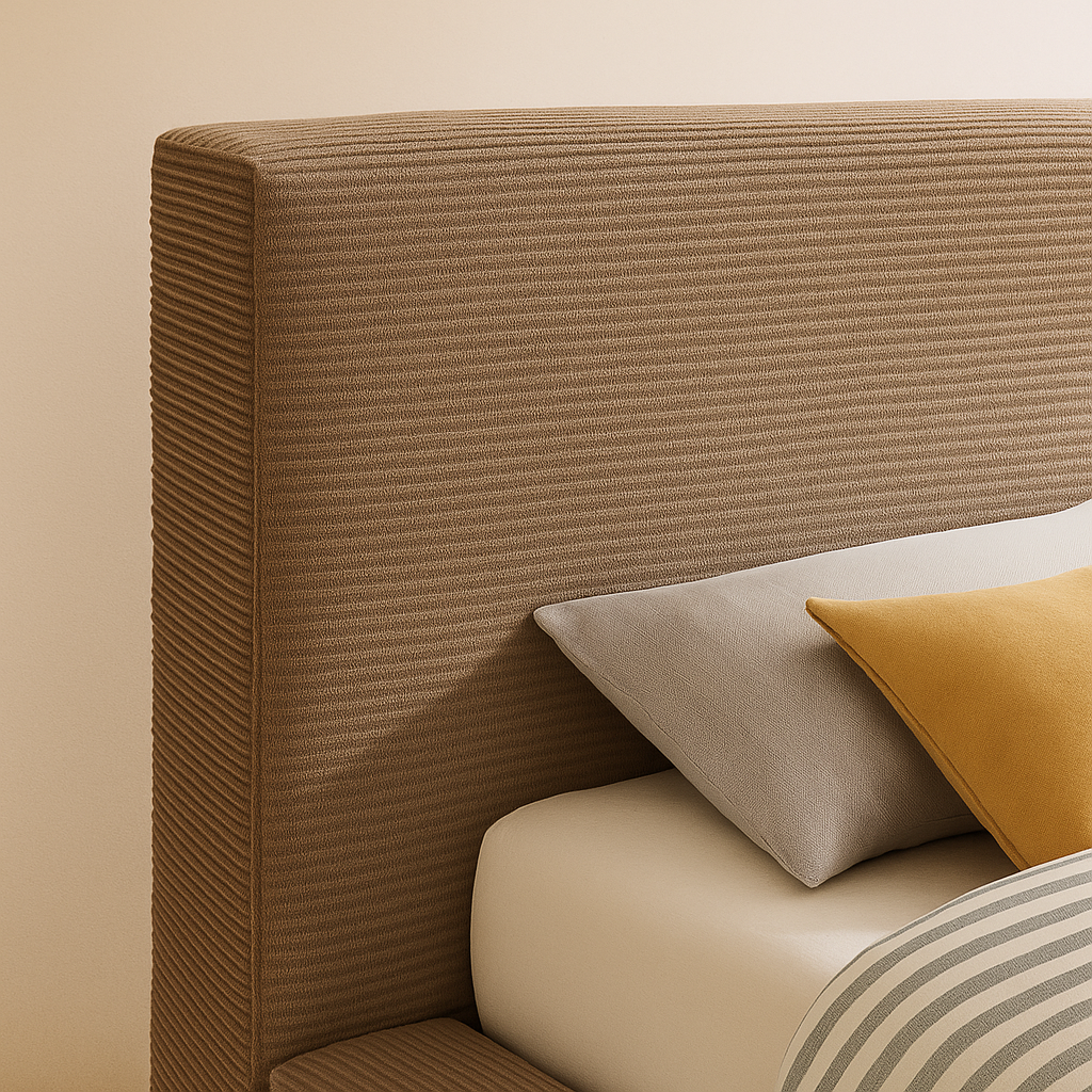 Dexter Corduroy Fabric Bed