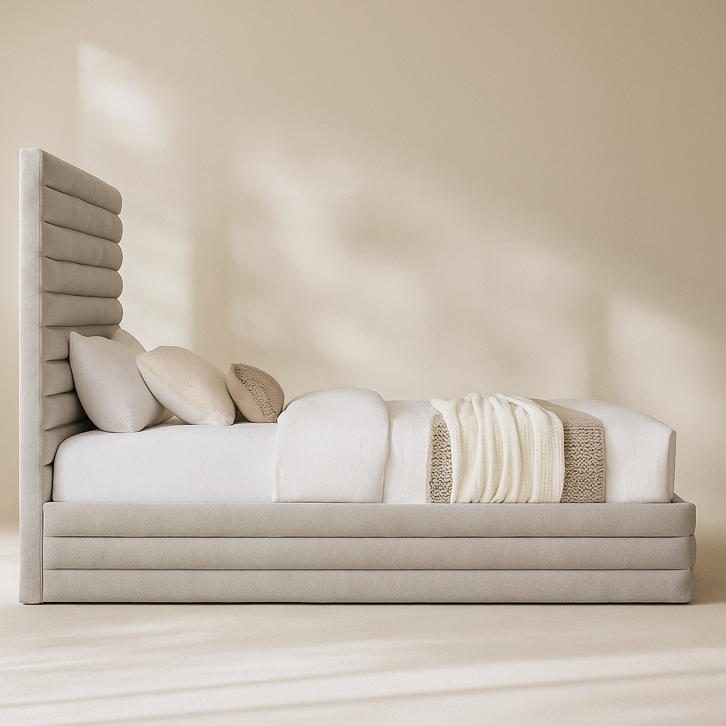 Maxwell Linen Fabric Bed