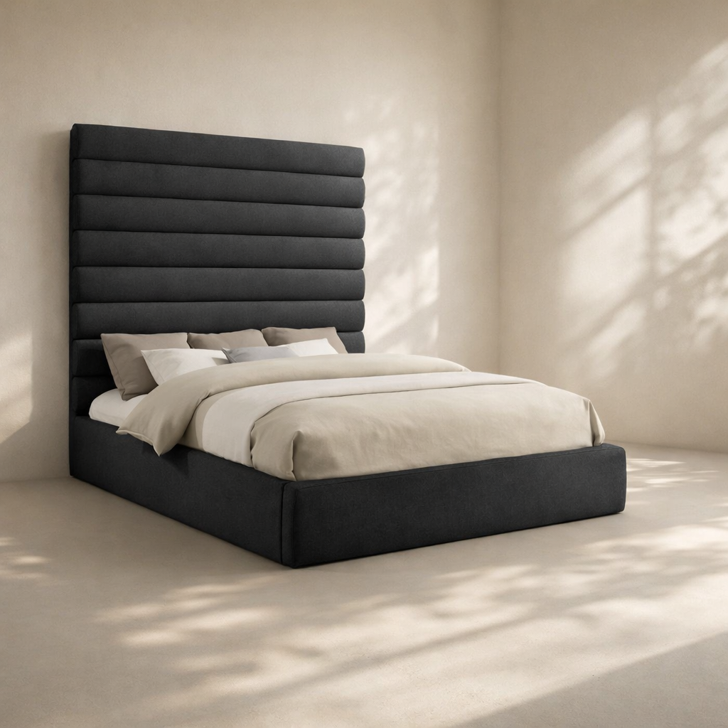 Adam Chenille Fabric 89" Bed