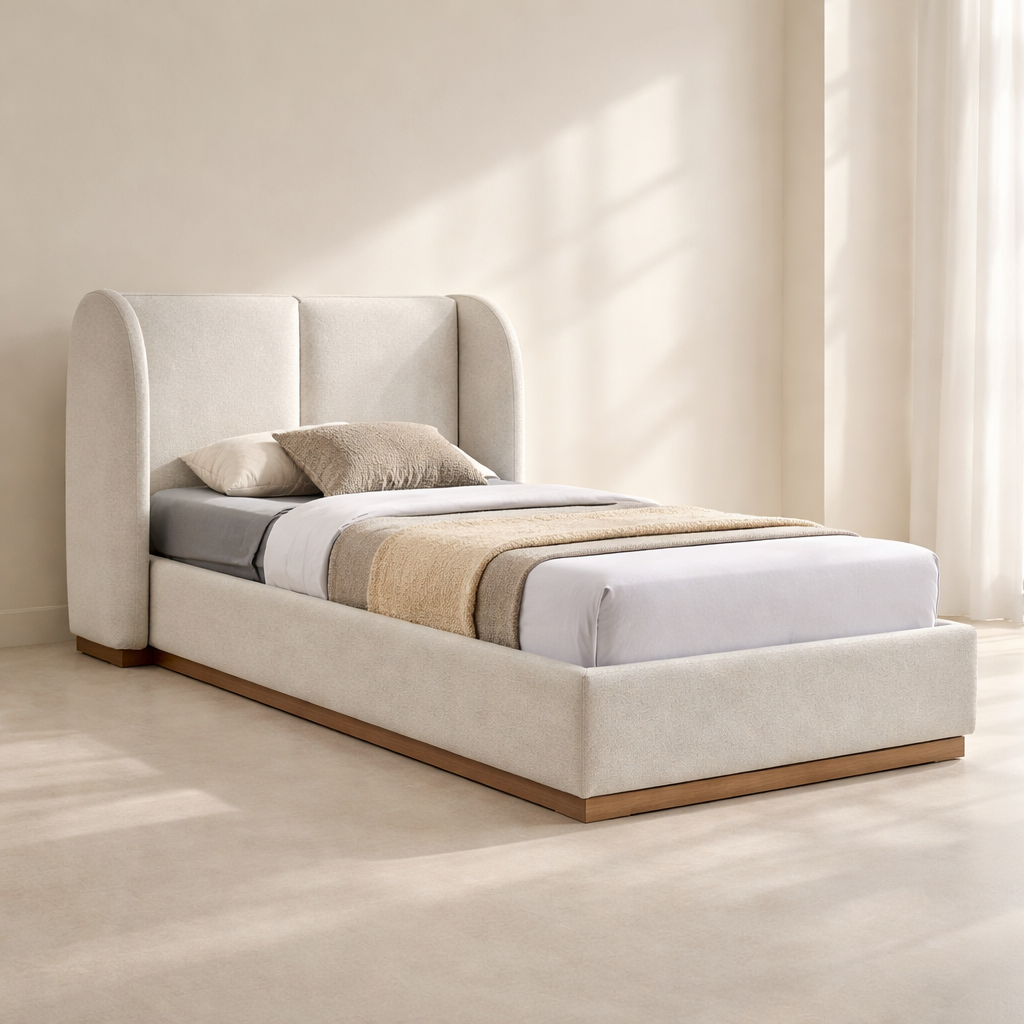 Jardin Boucle Fabric Bed