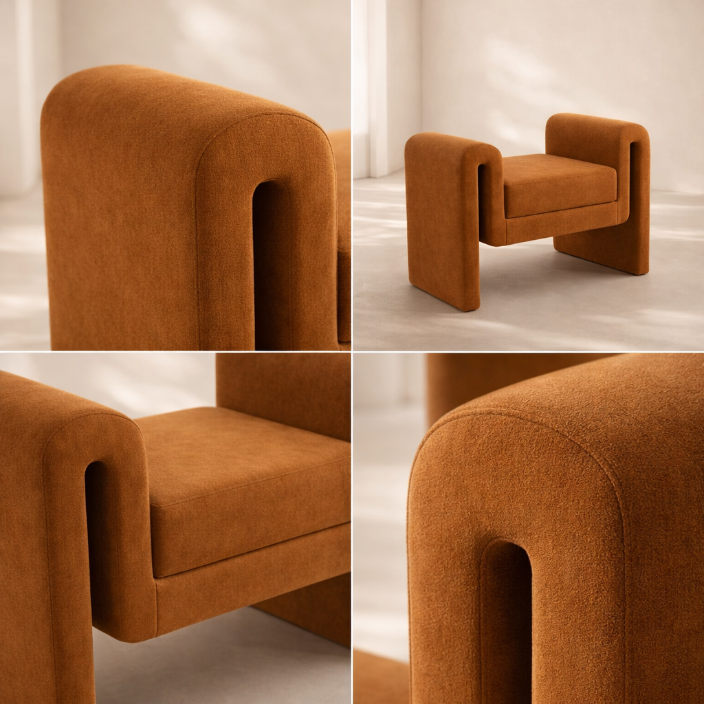 Sloan Velvet 31.5" Bench