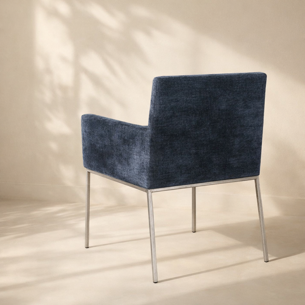 Reeves Chenille Fabric Dining Chair (set of 2)