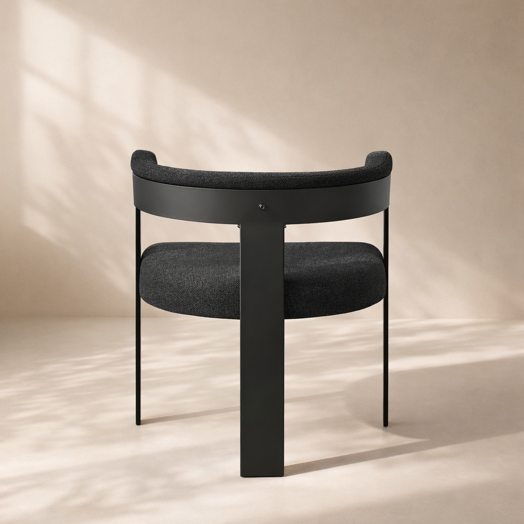 Romeo Boucle Fabric Dining Chair (set of 2)