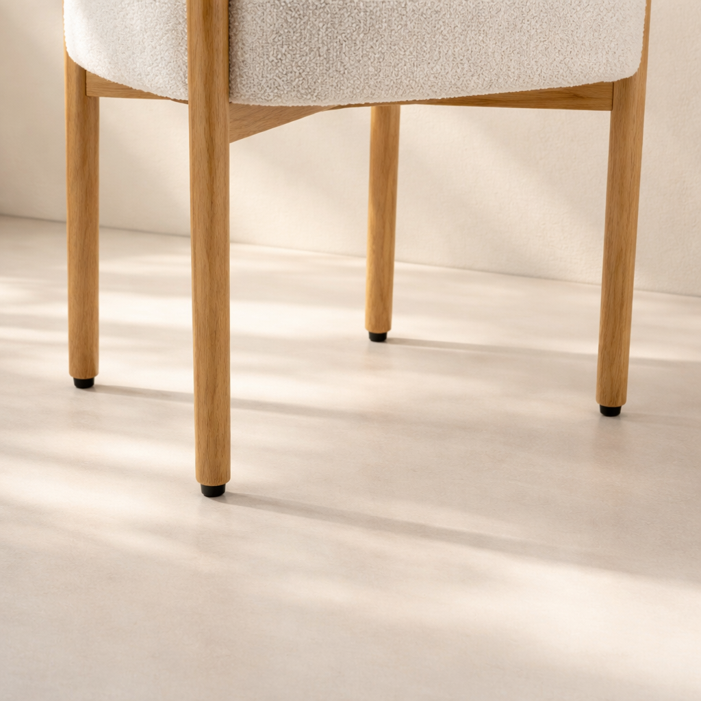 Hyatt Boucle Fabric Dining Chair