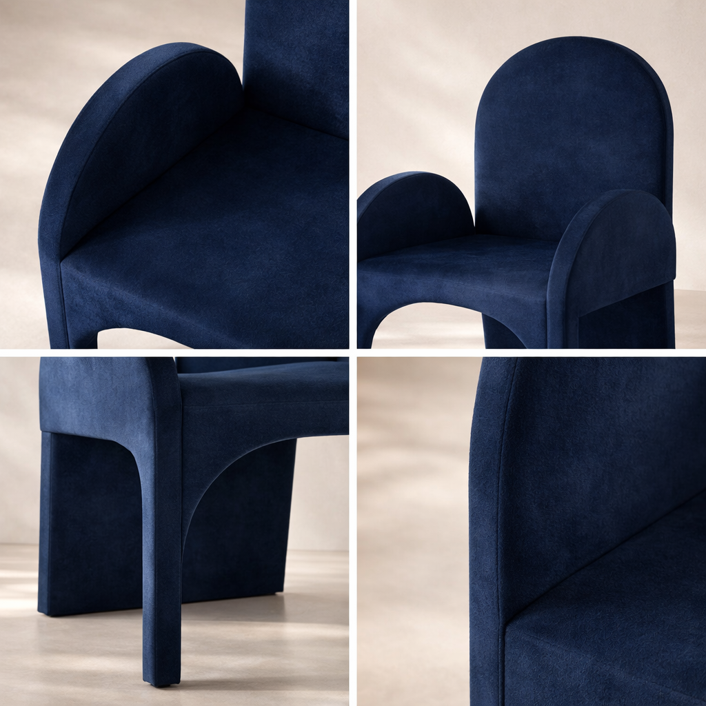 Summer Velvet Dining Arm Chair (set of 2)