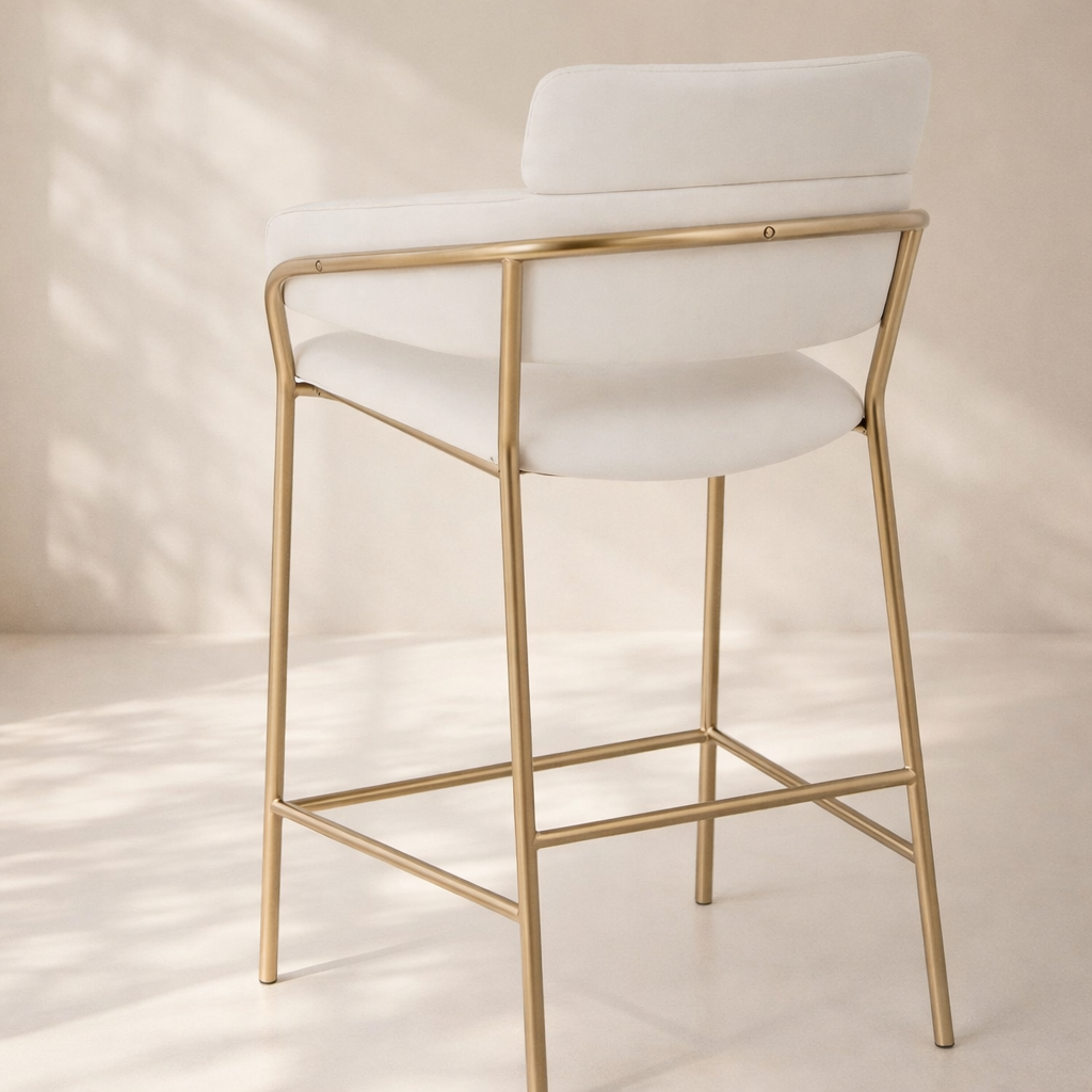 Yara Vegan Leather Counter Stool