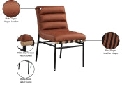 Burke Vegan Leather Dining Chair (Set of 2)