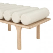 Landon Vegan Leather Bench