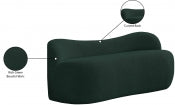 Flair Boucle Fabric Bench