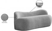 Flair Boucle Fabric Bench