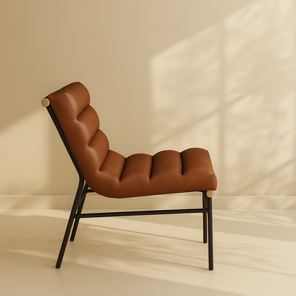 Burke Vegan Leather Accent Chair