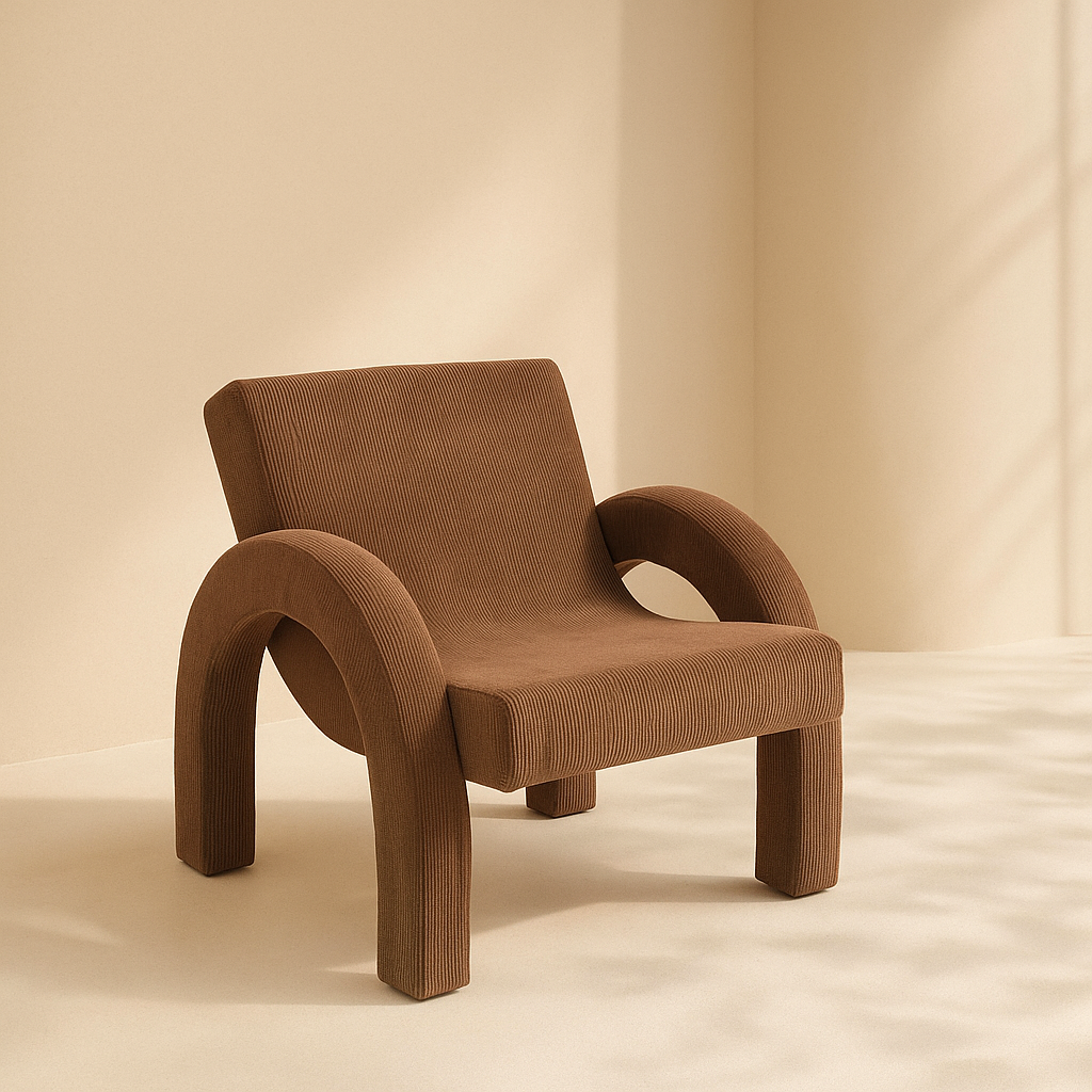 Corduroy Accent Chair