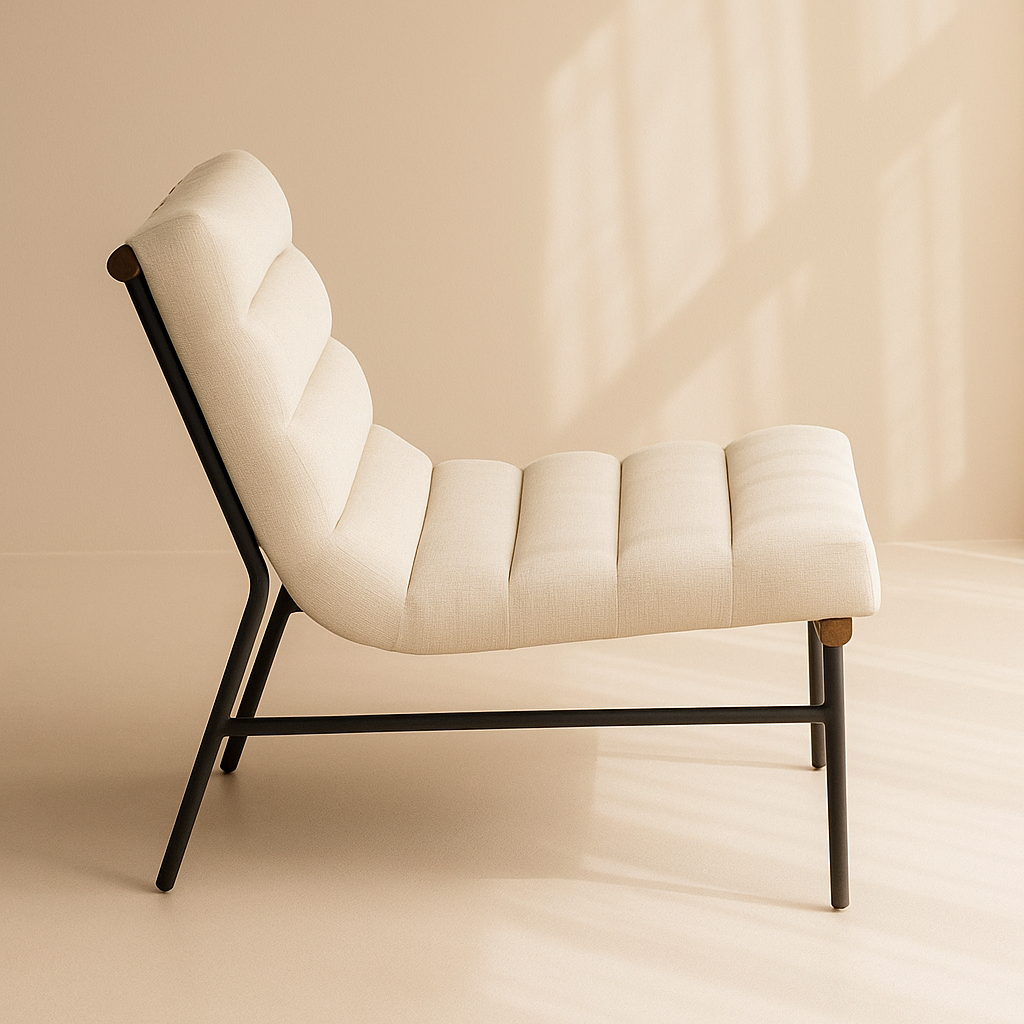 Burke Vegan Leather Accent Chair