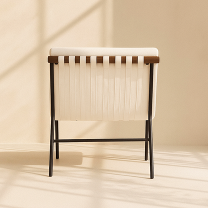 Burke Vegan Leather Accent Chair