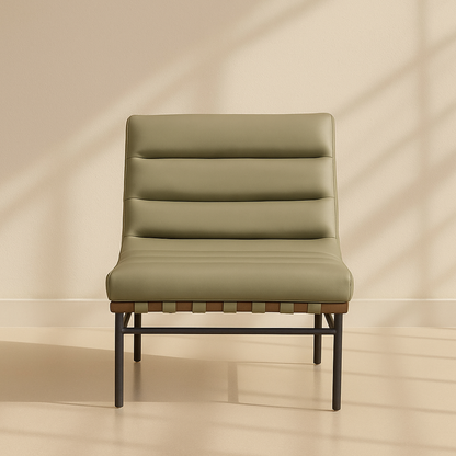 Burke Vegan Leather Accent Chair