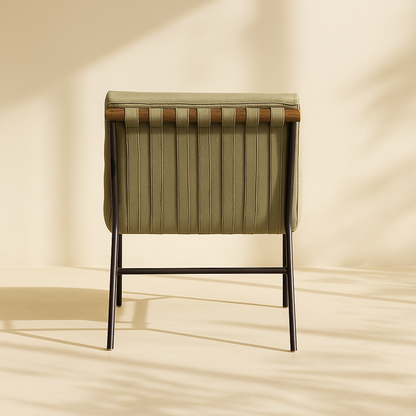 Burke Vegan Leather Accent Chair