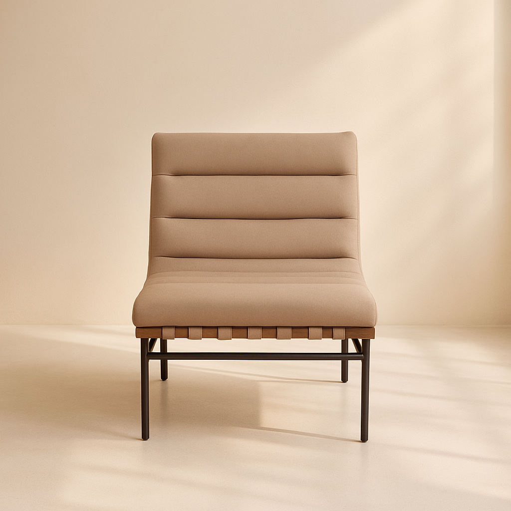 Burke Vegan Leather Accent Chair