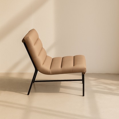 Burke Vegan Leather Accent Chair