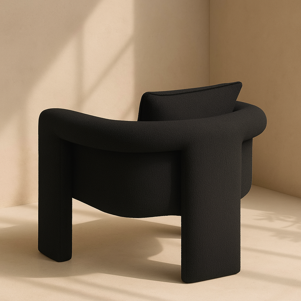 Stylus Boucle Accent Chair