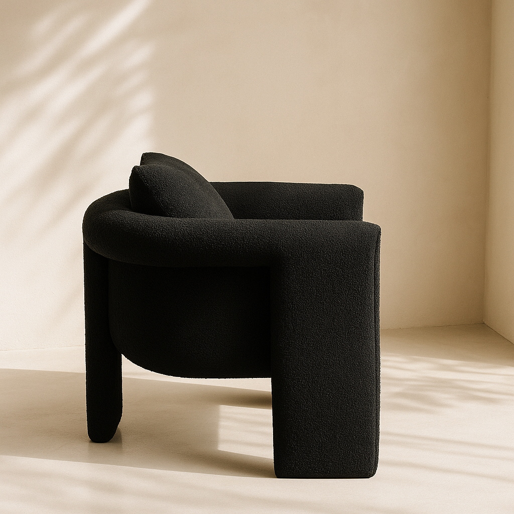 Stylus Boucle Accent Chair