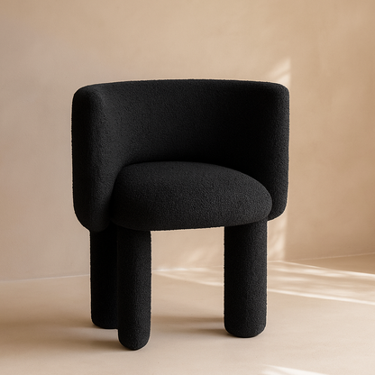 Emmet Boucle Fabric Accent Chair