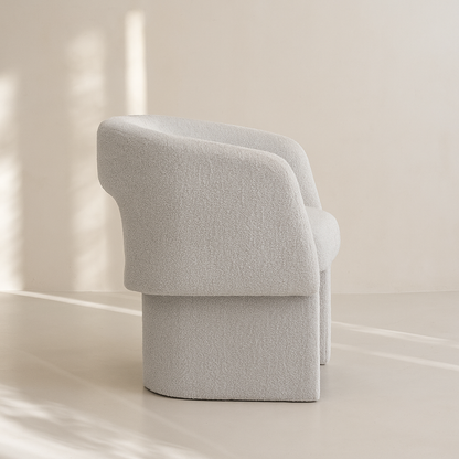 Emmet Boucle Fabric Accent Chair