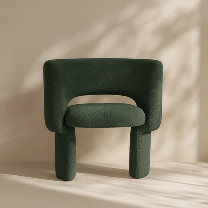 Emmet Boucle Fabric Accent Chair