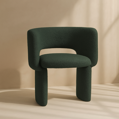 Emmet Boucle Fabric Accent Chair