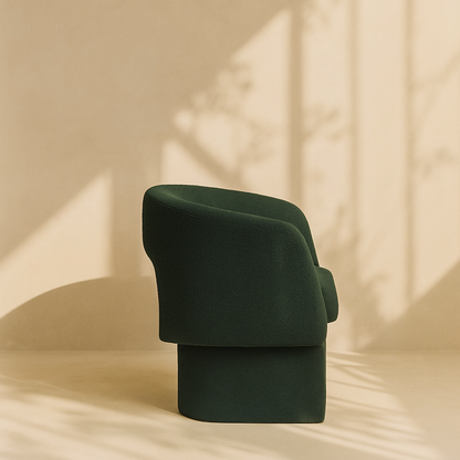 Emmet Boucle Fabric Accent Chair