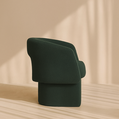 Emmet Boucle Fabric Accent Chair