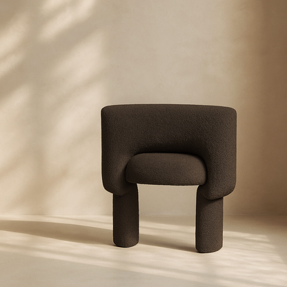 Emmet Boucle Fabric Accent Chair