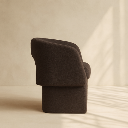 Emmet Boucle Fabric Accent Chair