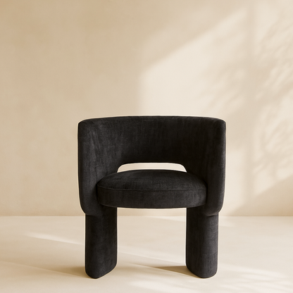 Emmet Chenille Fabric Accent Chair