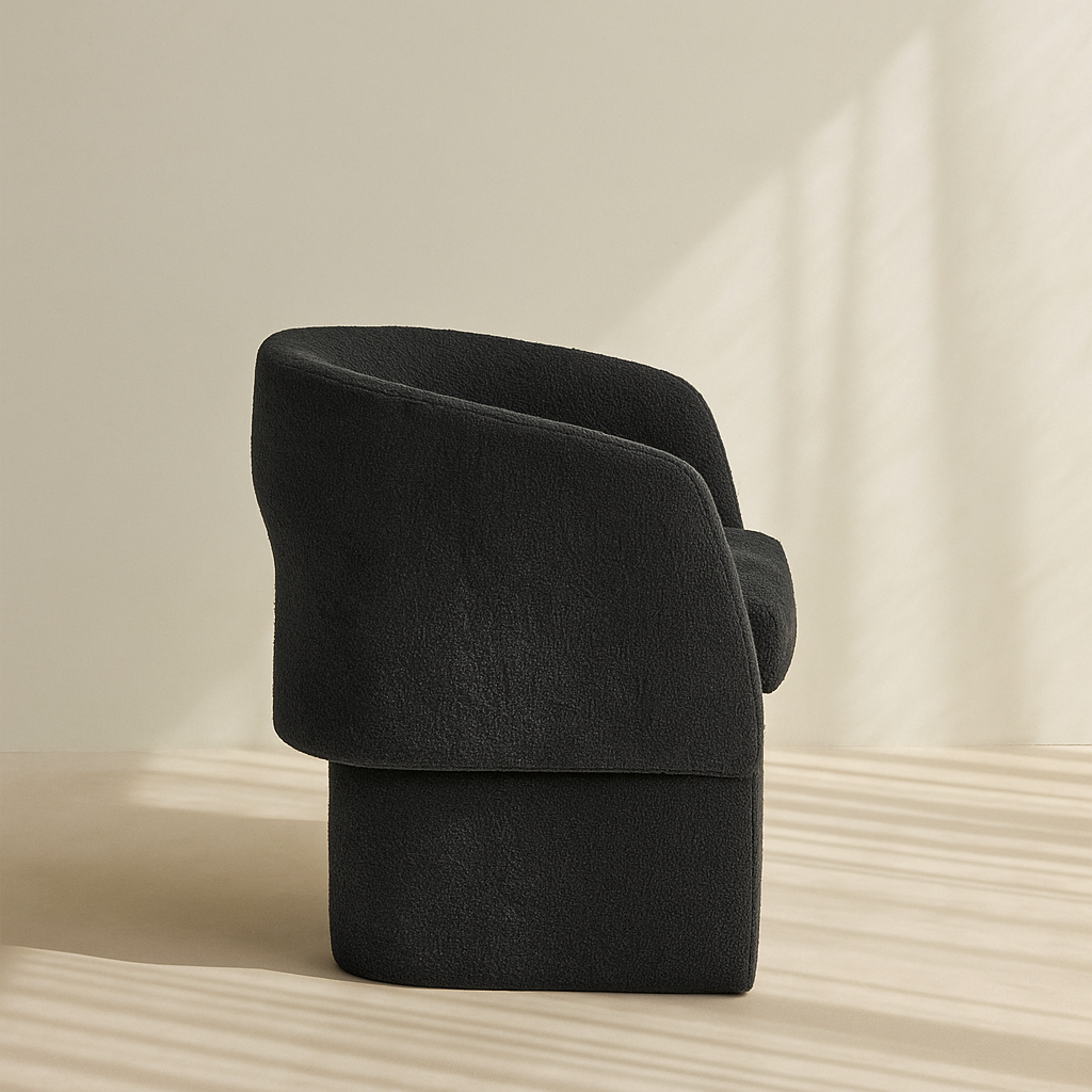 Emmet Chenille Fabric Accent Chair