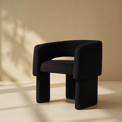 Emmet Chenille Fabric Accent Chair