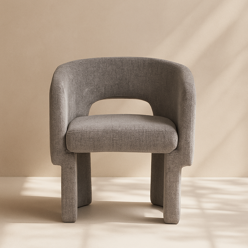 Emmet Chenille Fabric Accent Chair