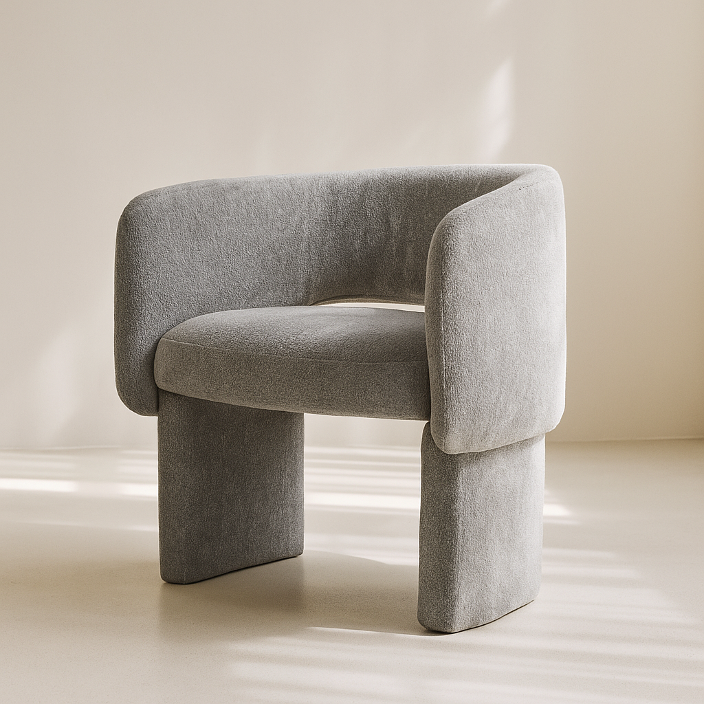 Emmet Chenille Fabric Accent Chair