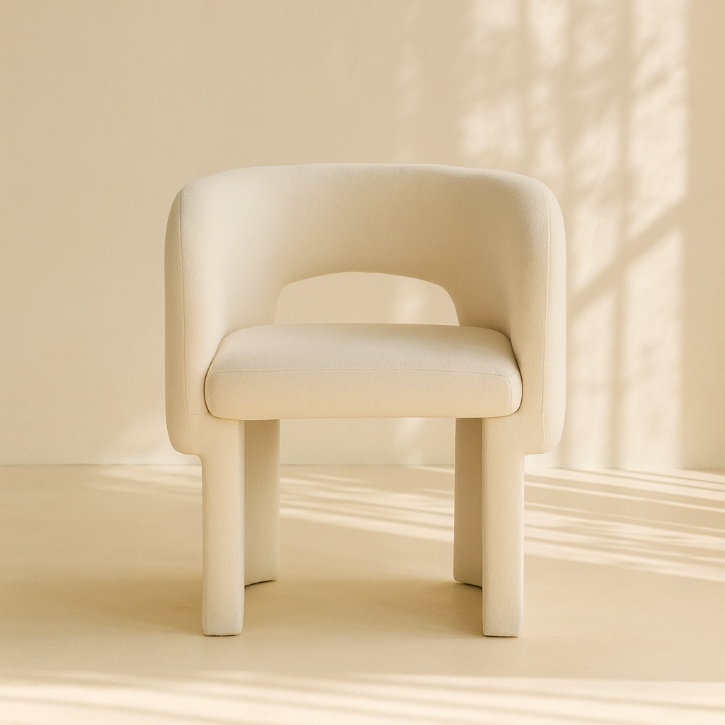 Emmet Chenille Fabric Accent Chair