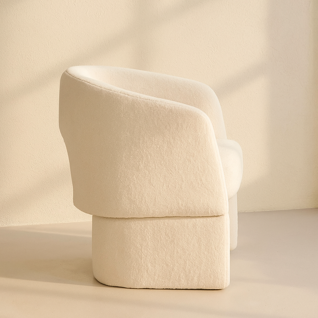 Emmet Chenille Fabric Accent Chair