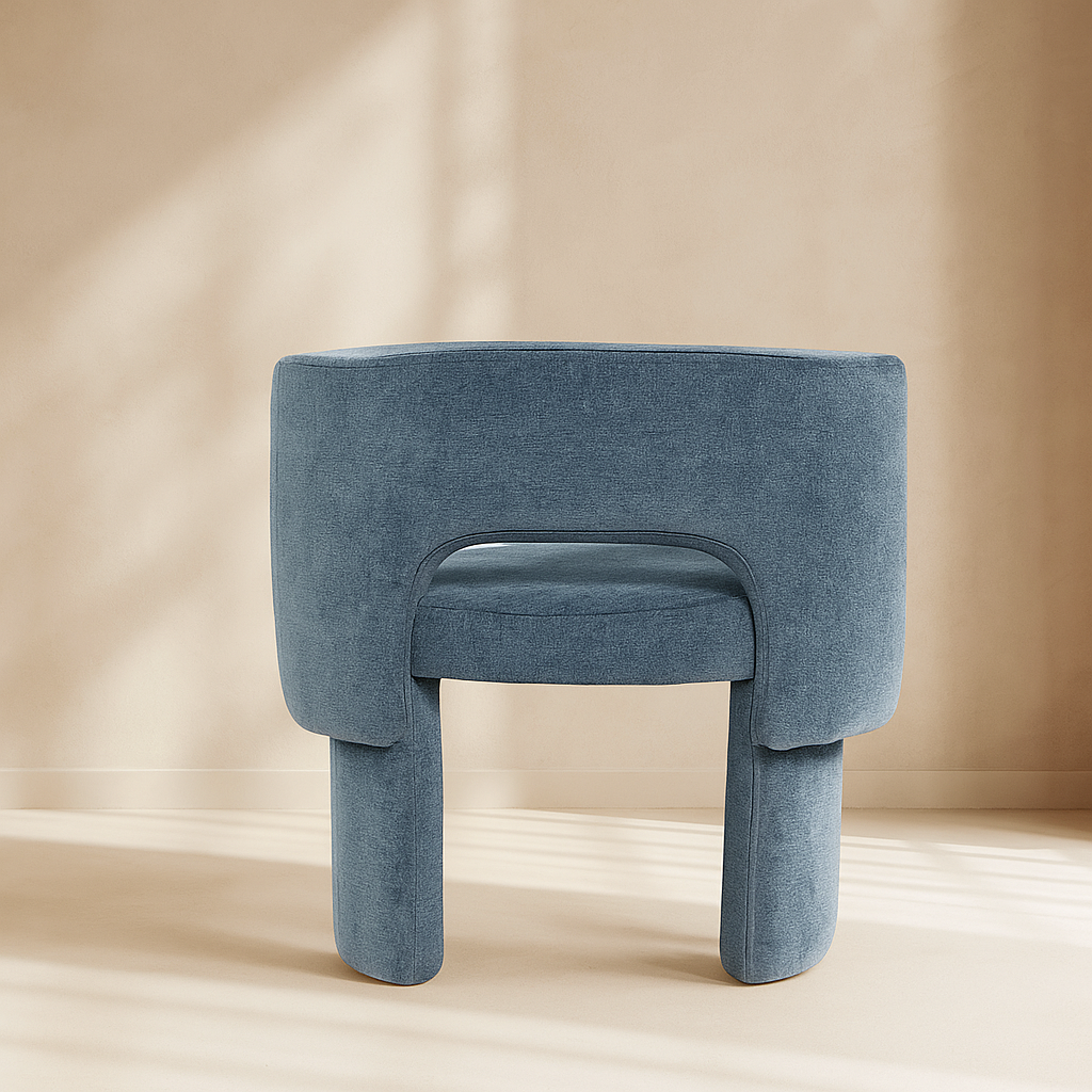 Emmet Chenille Fabric Accent Chair