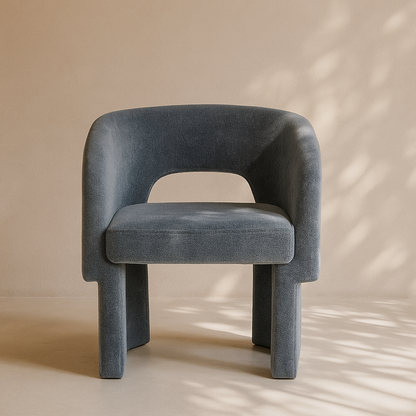 Emmet Chenille Fabric Accent Chair