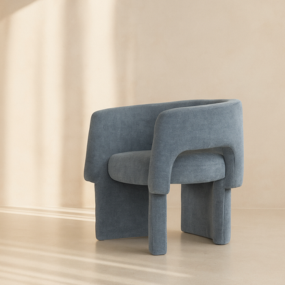 Emmet Chenille Fabric Accent Chair