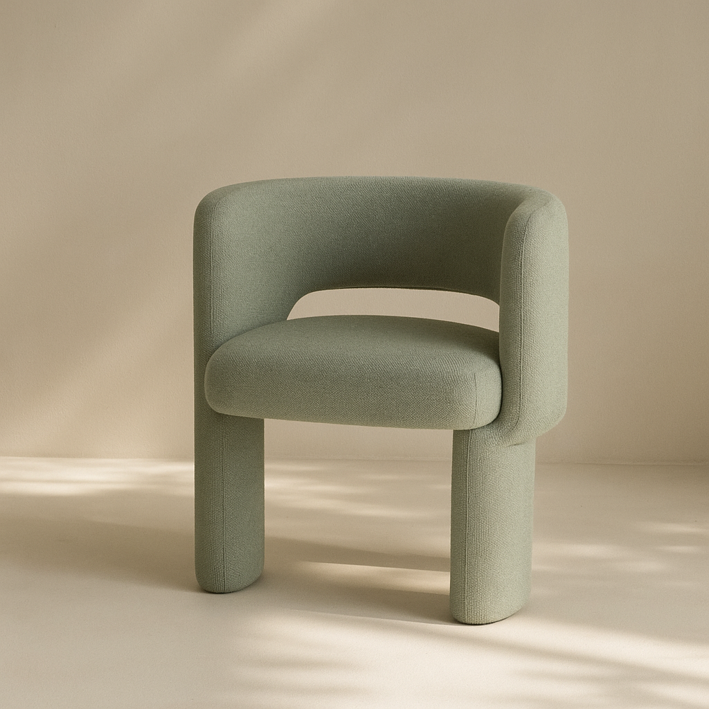 Emmet Chenille Fabric Accent Chair