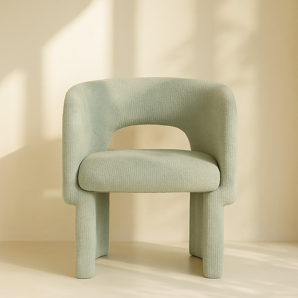 Emmet Chenille Fabric Accent Chair