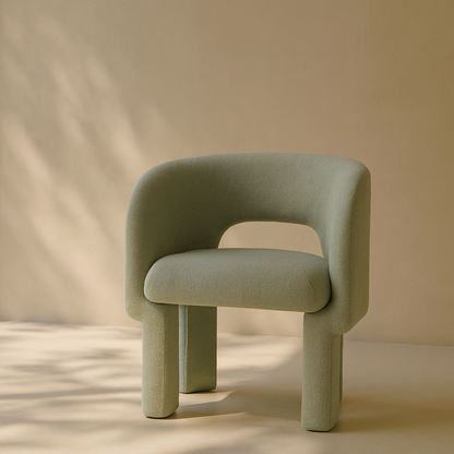 Emmet Chenille Fabric Accent Chair