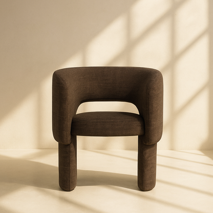 Emmet Chenille Fabric Accent Chair