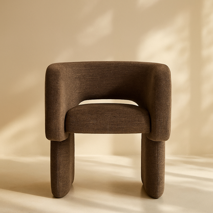 Emmet Chenille Fabric Accent Chair