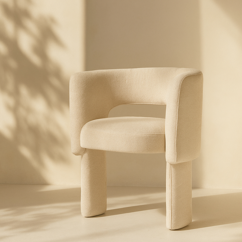 Emmet Chenille Fabric Accent Chair